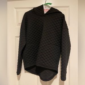 Caslon black quilted hoodie. New without tags